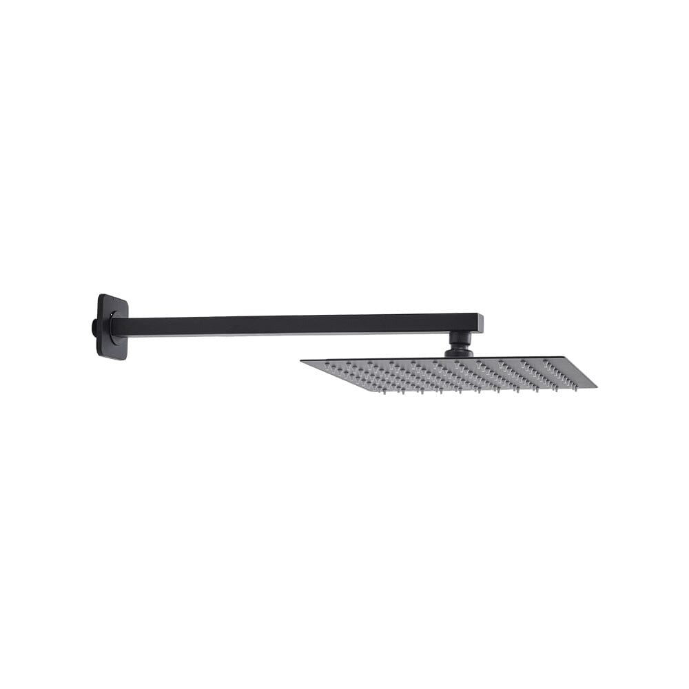 Sliver/Black Chrome Plated Square Concealed Shower Mixer Set Bathroom Shower Living and Home