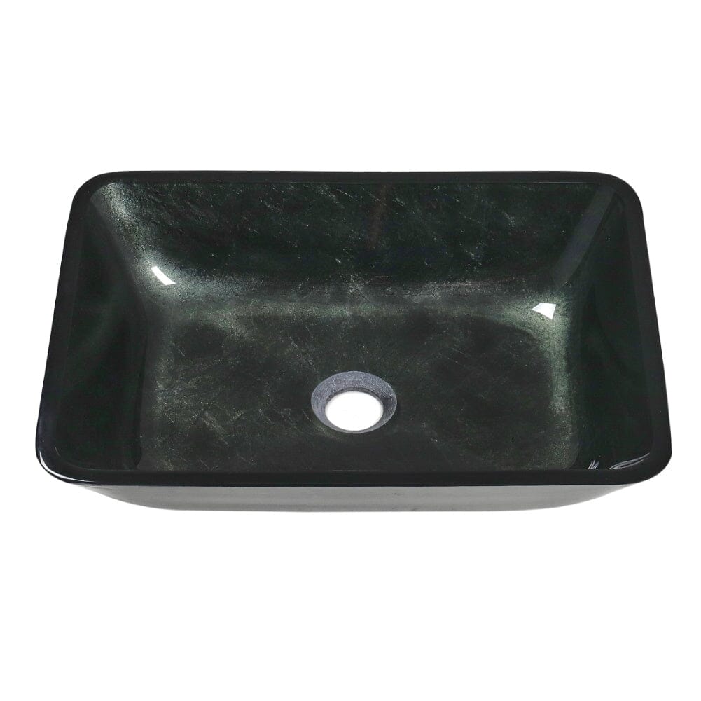 Rectangular Tempered Glass Bathroom Art Design Sink Bathroom Sinks Living and Home