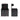 Minimalist Black Wooden Bedside Table with Drawers Cabinets Living and Home