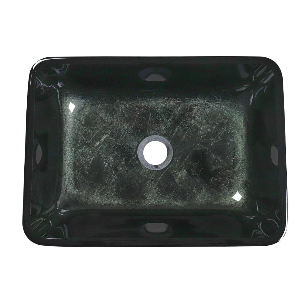 Rectangular Tempered Glass Bathroom Art Design Sink Bathroom Sinks Living and Home