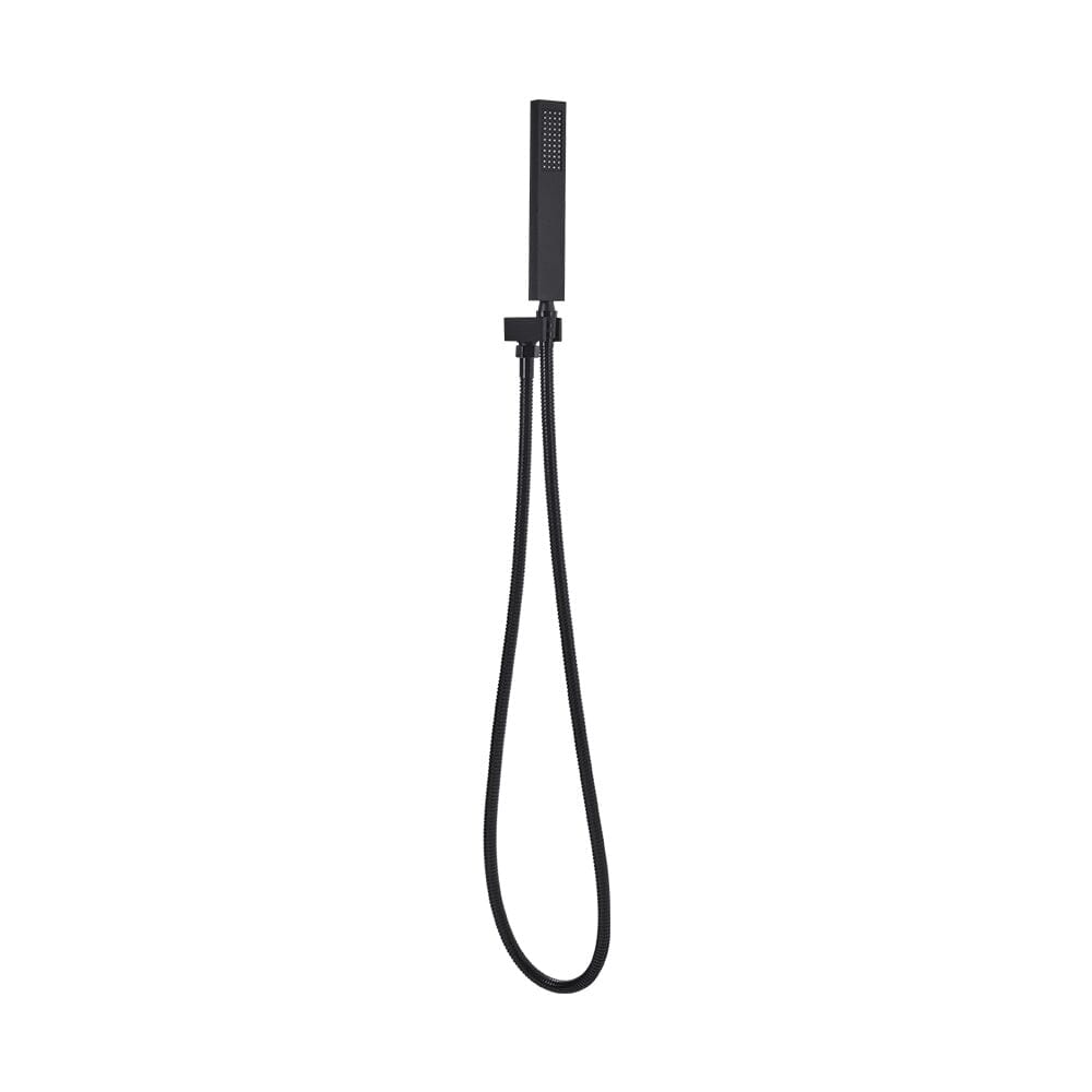 Sliver/Black Chrome Plated Square Concealed Shower Mixer Set Bathroom Shower Living and Home