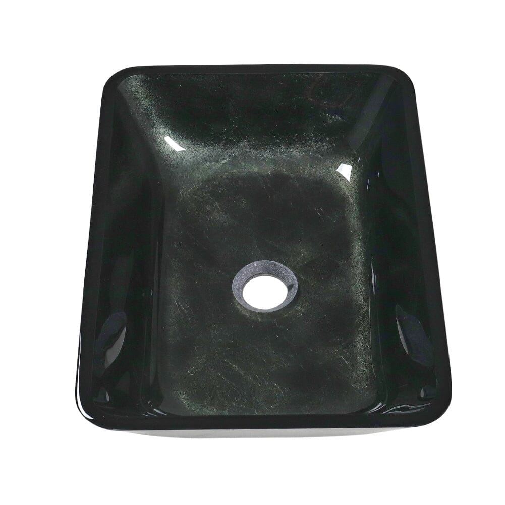 Rectangular Tempered Glass Bathroom Art Design Sink Bathroom Sinks Living and Home