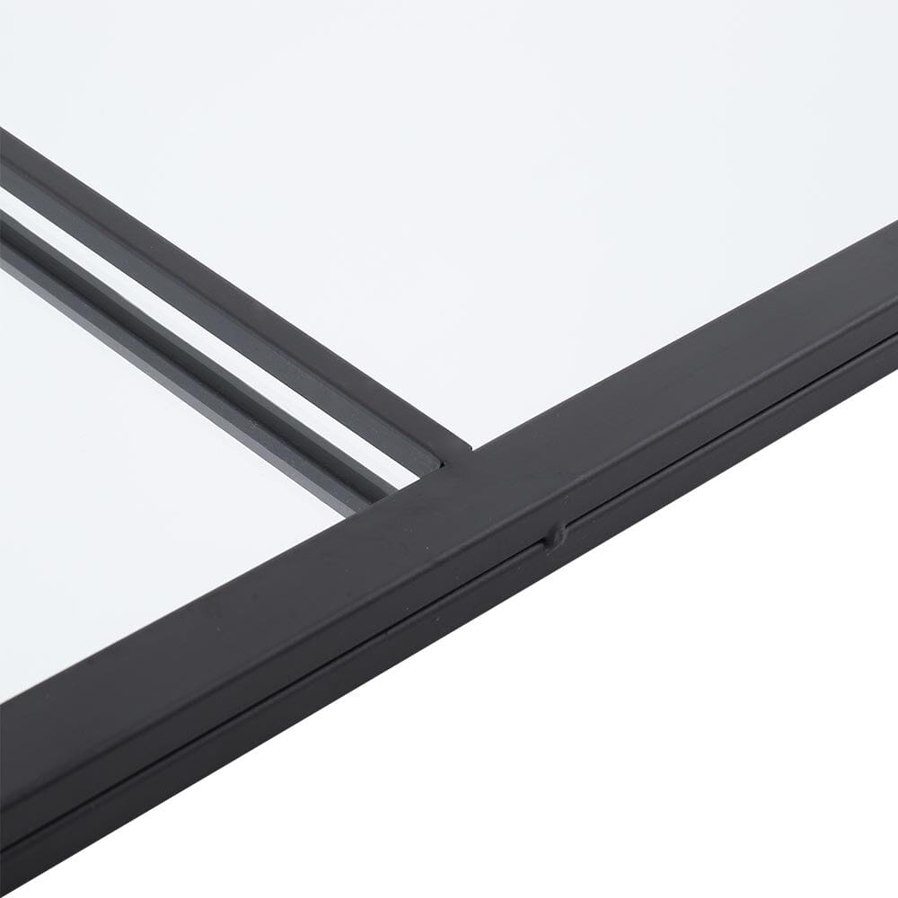 150cm H Contemporary Black Window Full Length Leaner Wall Mirror Wall Mirrors Living and Home