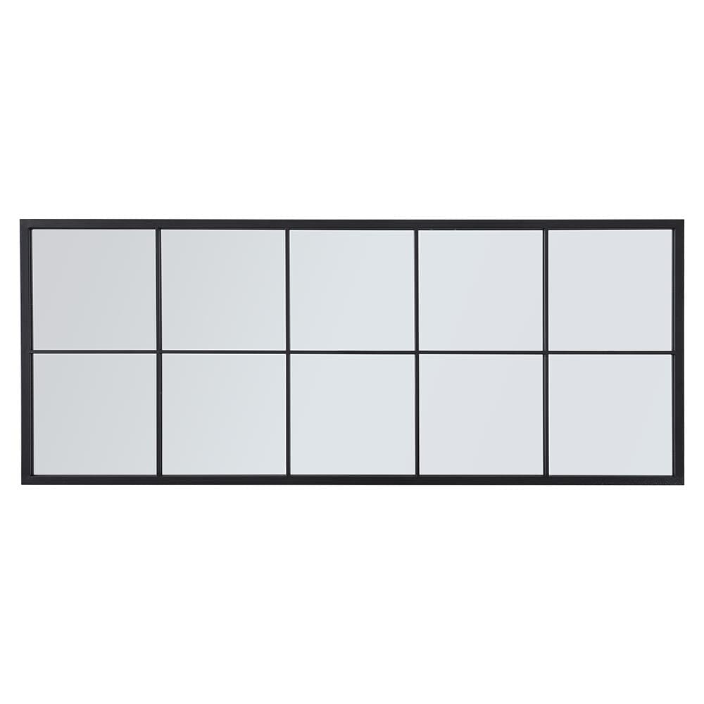 150cm H Contemporary Black Window Full Length Leaner Wall Mirror Wall Mirrors Living and Home
