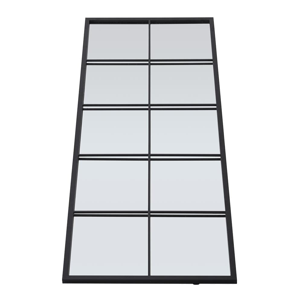 150cm H Contemporary Black Window Full Length Leaner Wall Mirror Wall Mirrors Living and Home