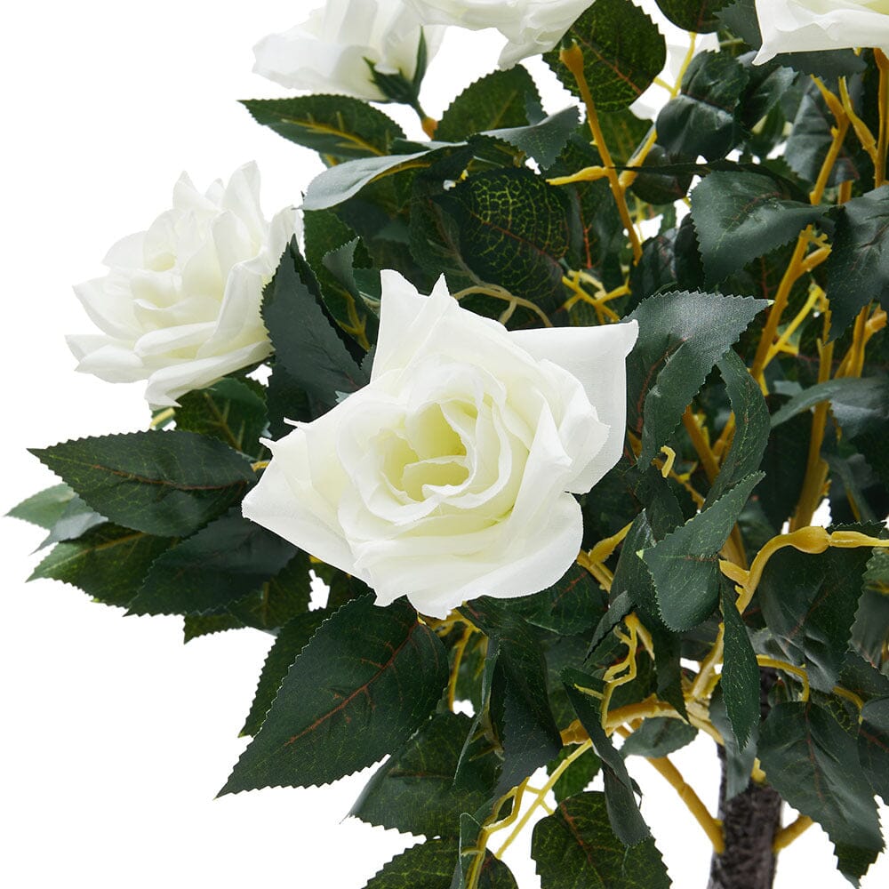 Artificial Rose Flower Tree in Pot Artificial Plants Living and Home