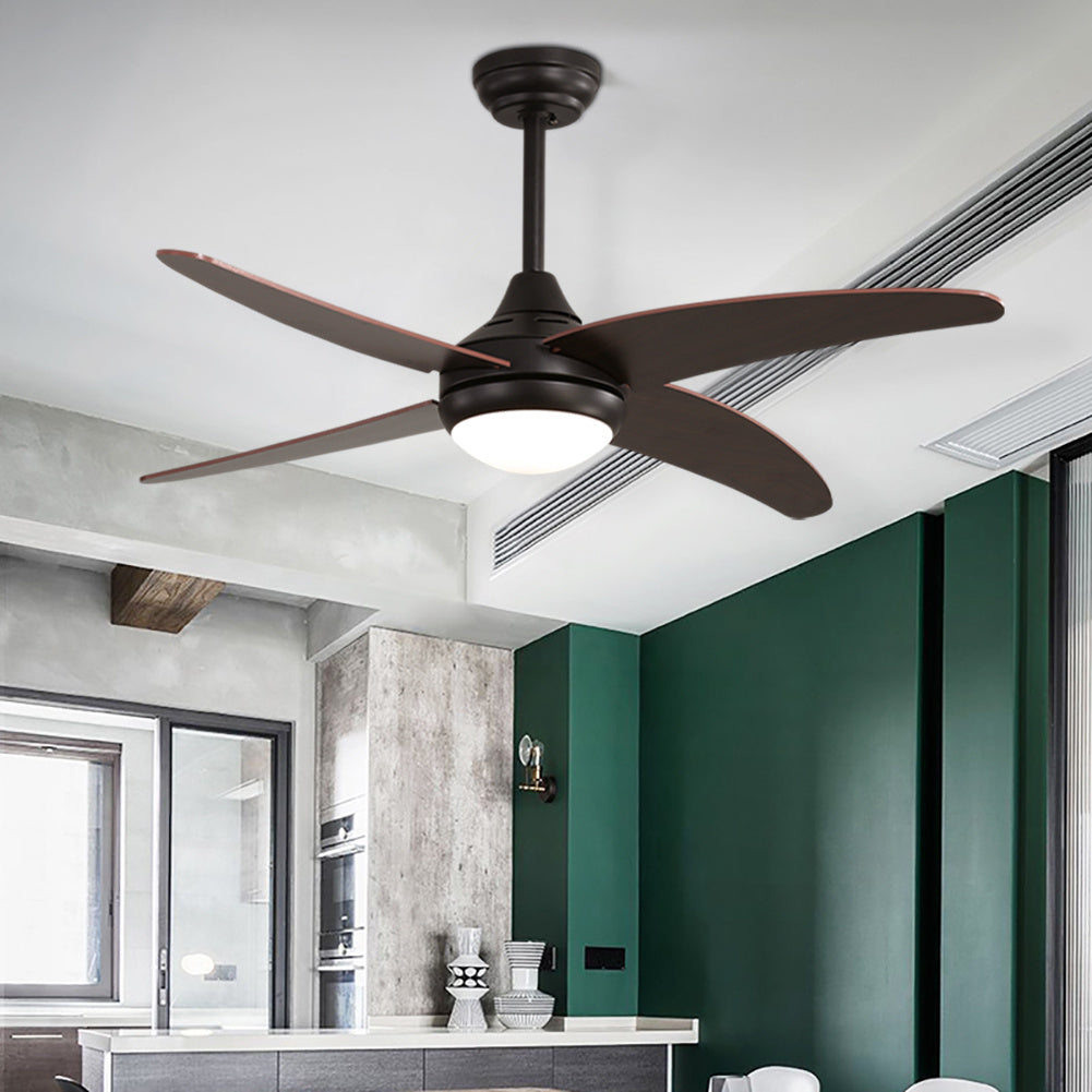 Ceiling Fan Light with LED Lamp & Remote Control 48Inch/42Inch Ceiling Light Living and Home 48inch