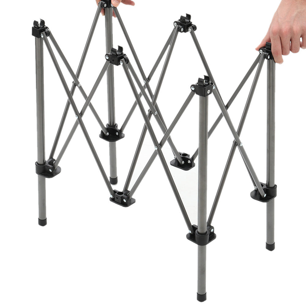 7 Piece Folding Camping Table and Chairs Set Portable with Carrying Bag Camp Furniture