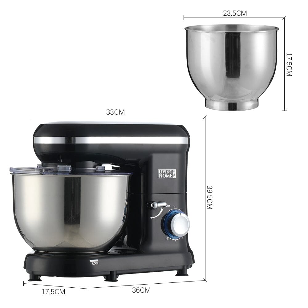 5.5-Quart Household Stand Black Mixer Kitchen Appliances Living and Home