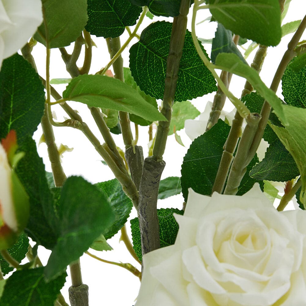 Artificial Rose Flower Tree in Pot Artificial Plants Living and Home