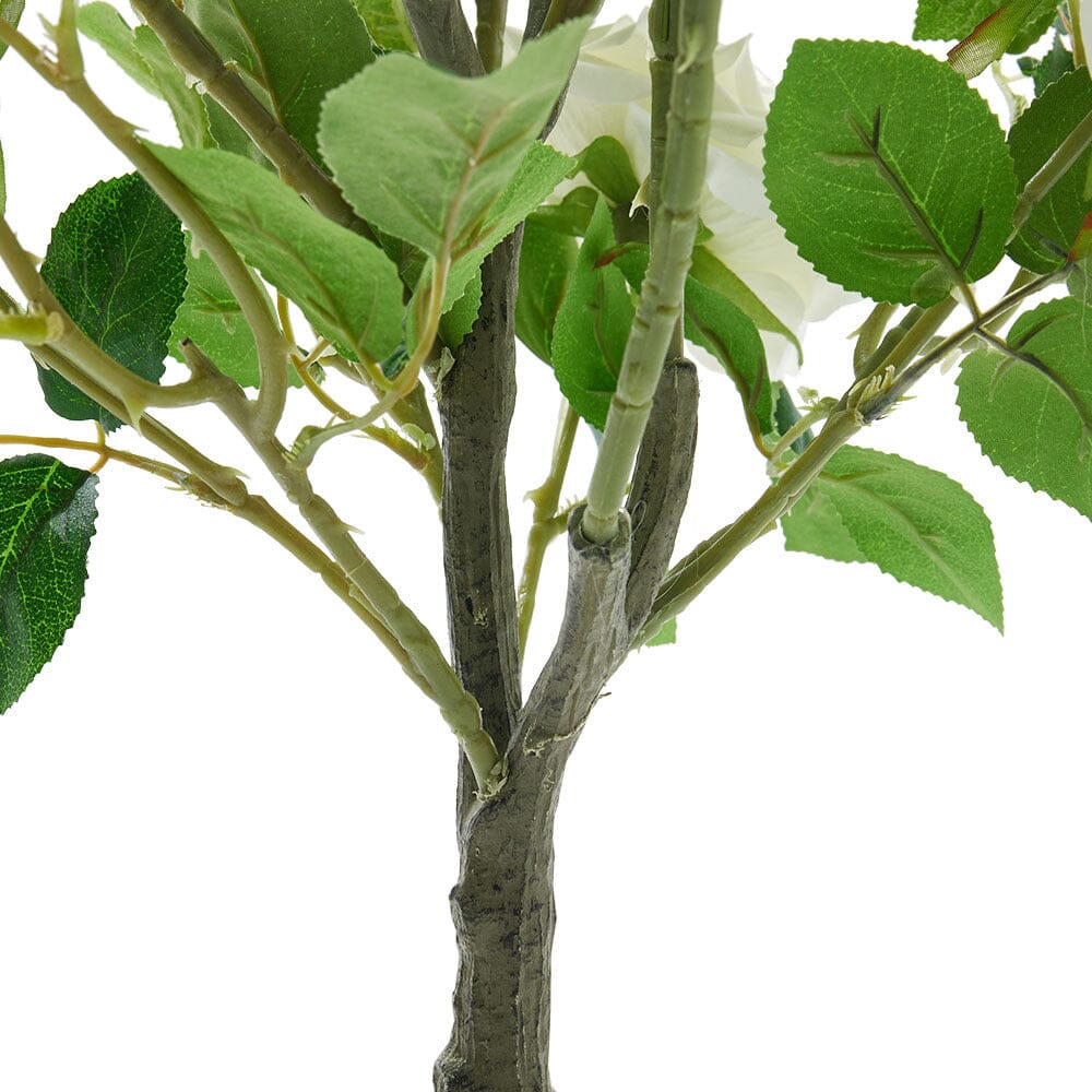 Artificial Rose Flower Tree in Pot Artificial Plants Living and Home