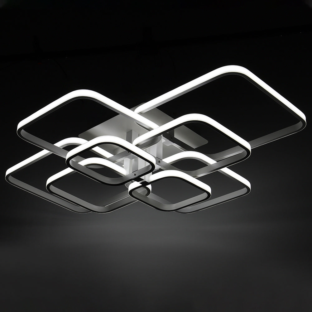 152w Square LED Ceiling Light Lamp Chandelier Lights Living Bedroom Ceiling Light Living and Home