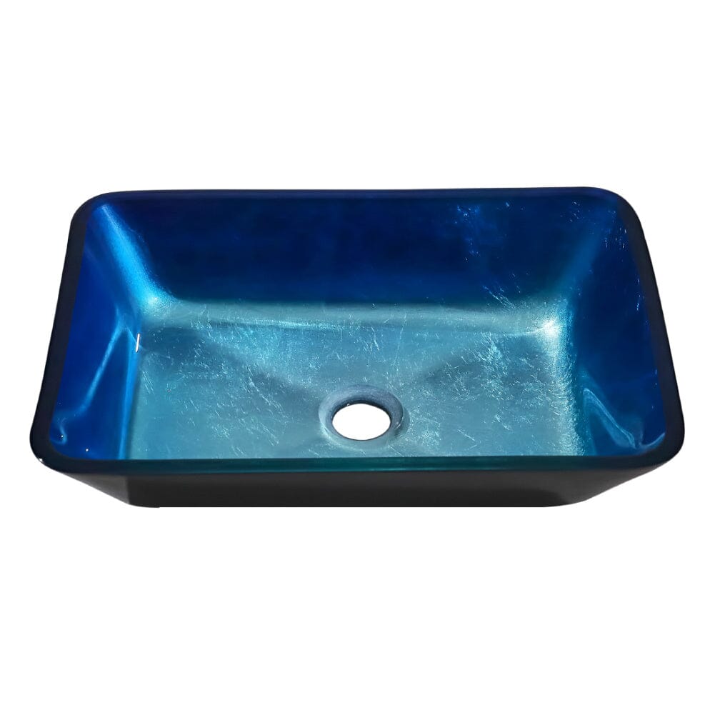 Rectangular Tempered Glass Bathroom Art Design Sink Bathroom Sinks Living and Home