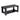 Modern Style Black Coffee Table Living Room with One Shelf Coffee Tables Living and Home