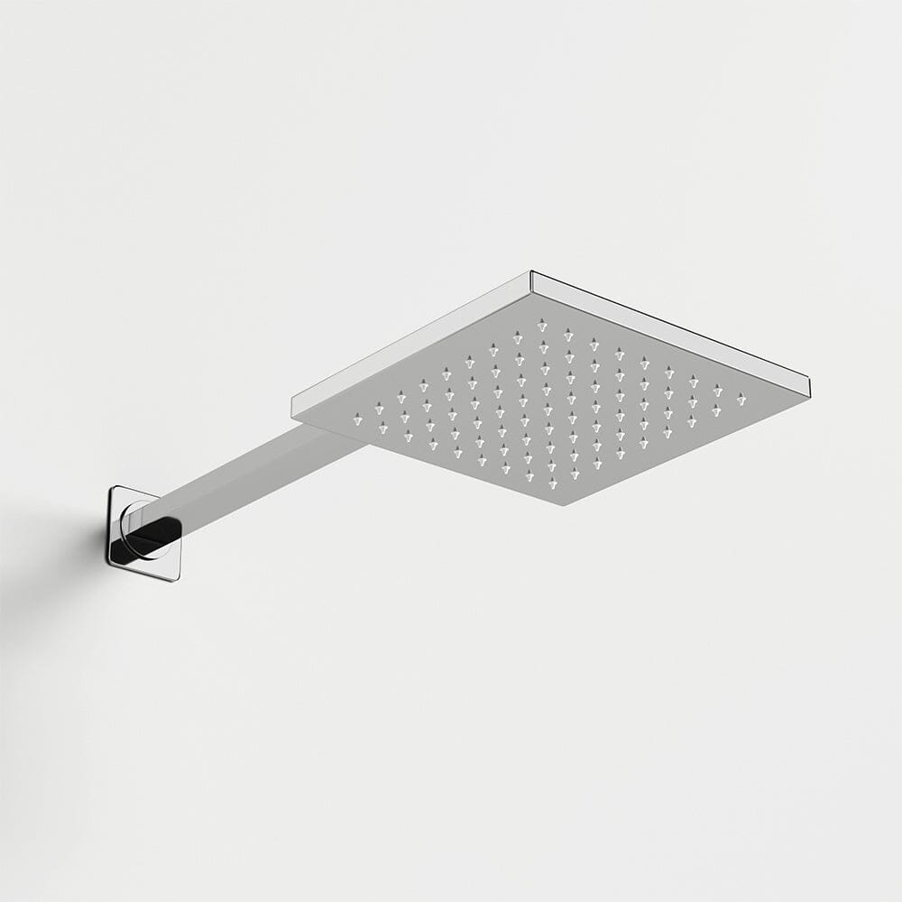 Chrome Square/Tound Thermostatic Shower Mixer Set Bathroom Shower Living and Home