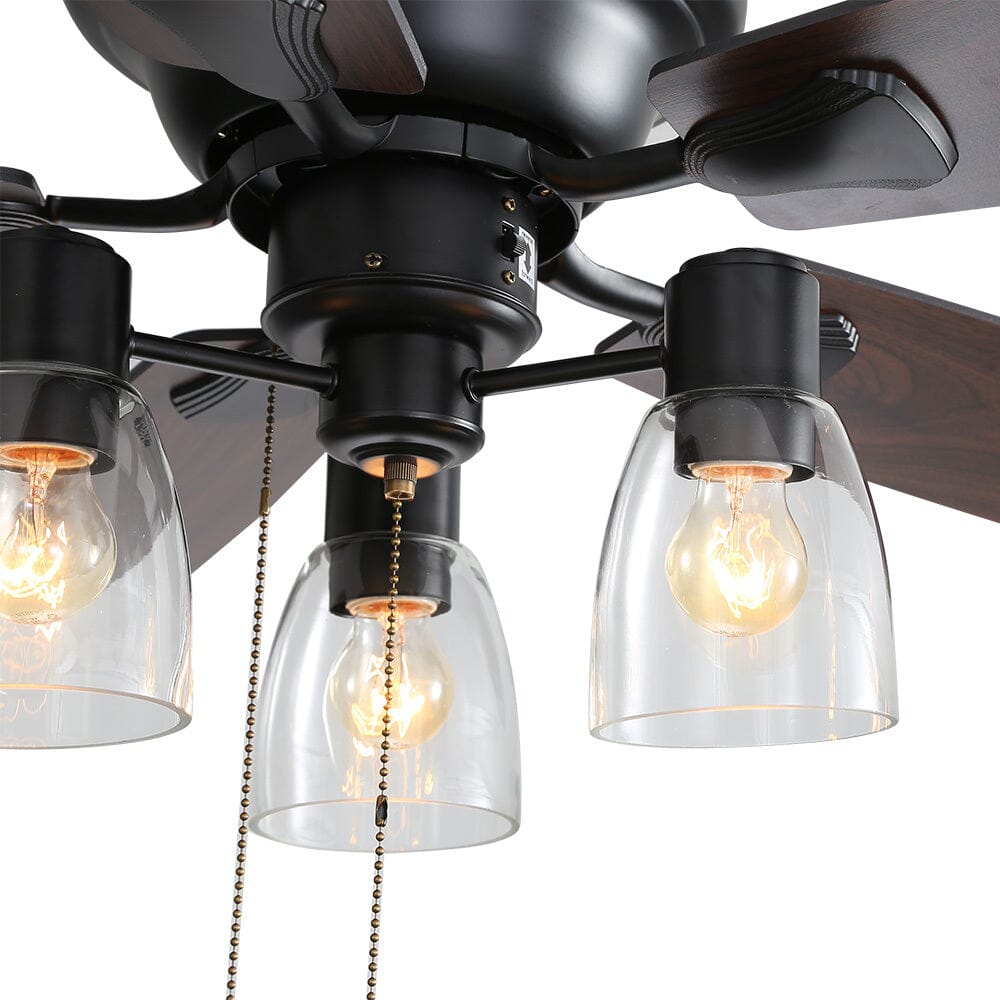 52-inch Low Profile Ceiling Fan Light with Remote Ceiling Fans Living and Home