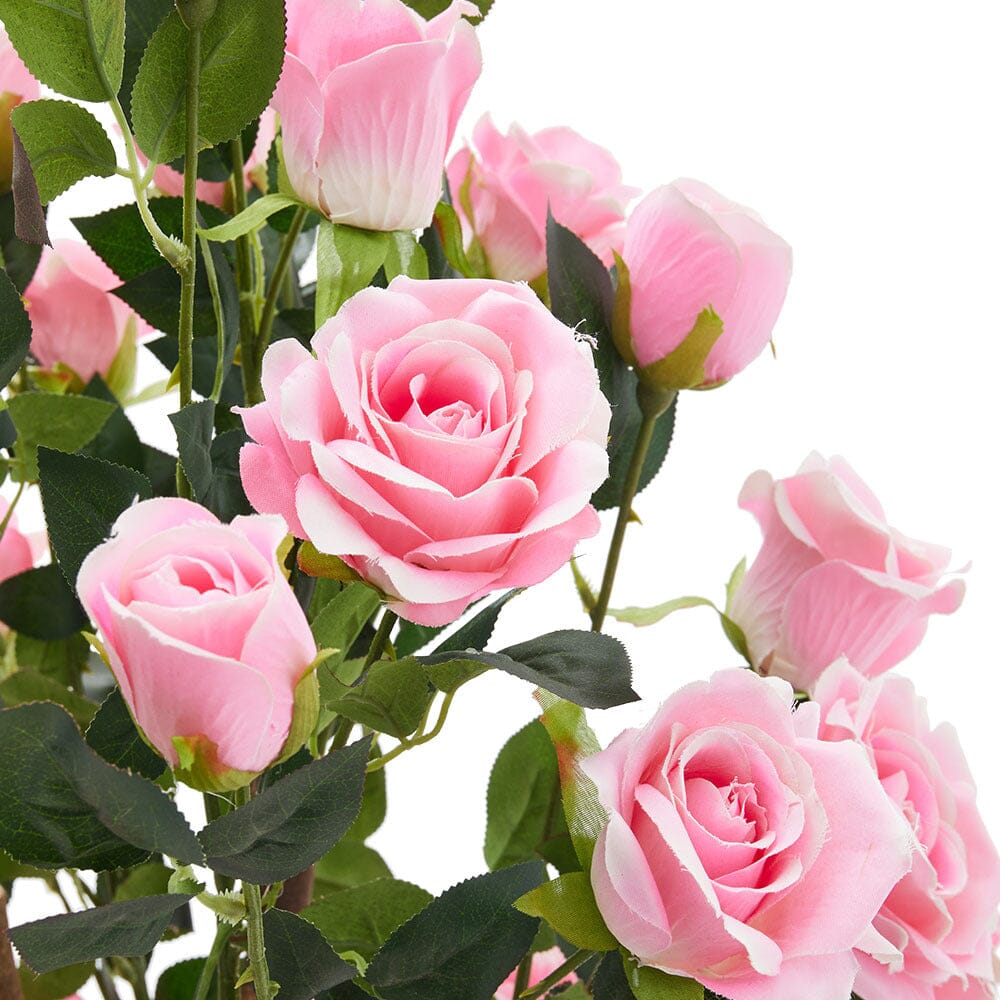 Artificial Rose Flower Tree in Pot Artificial Plants Living and Home