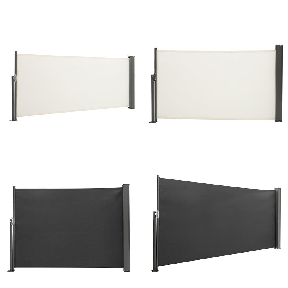 Side Awning Retractable Outdoor Privacy Screen for Garden Balcony Terrace Awnings Living and Home