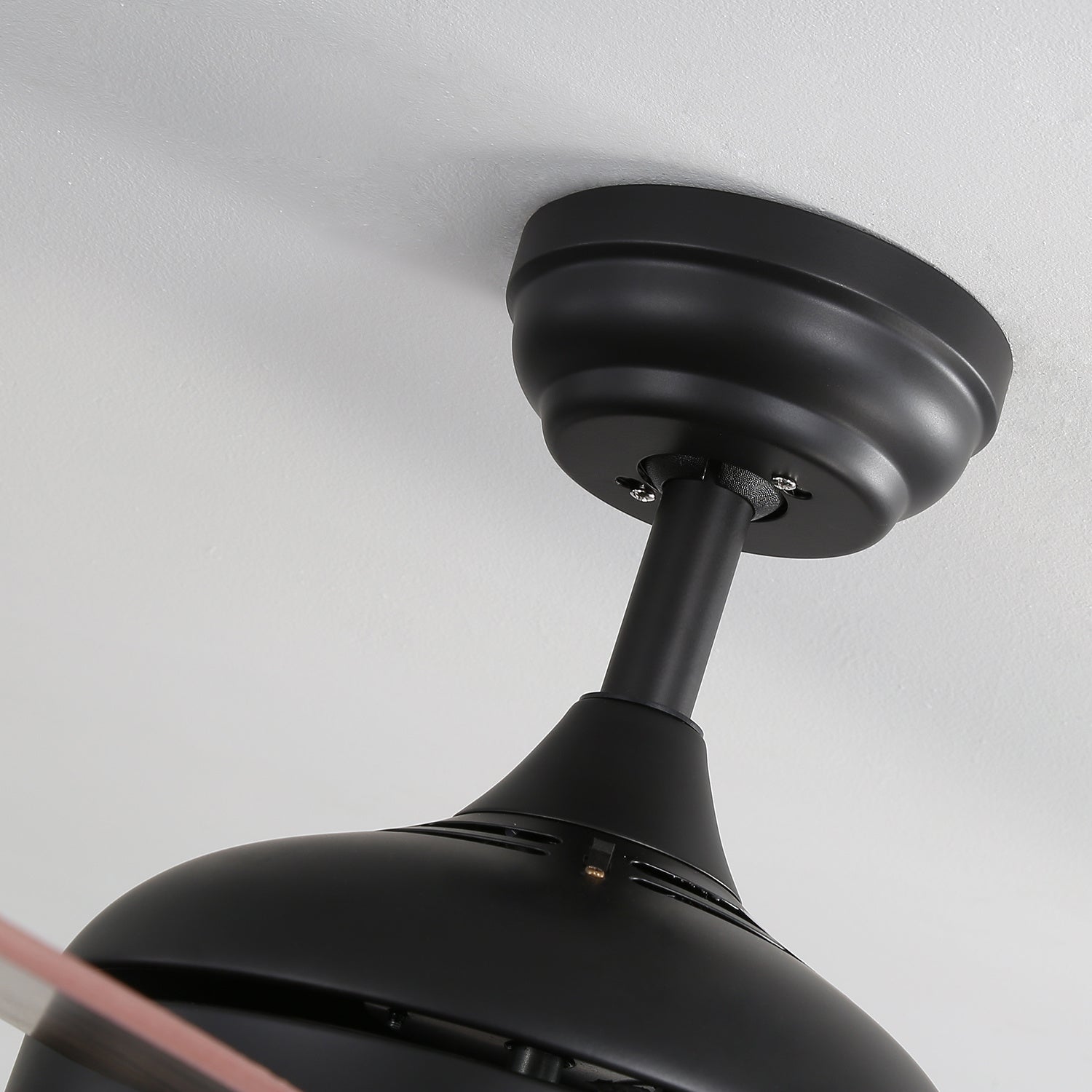 Wooden Blades Ceiling Fan with LED Lamp Light Dimmable & Remote 52Inch Ceiling Light Living and Home