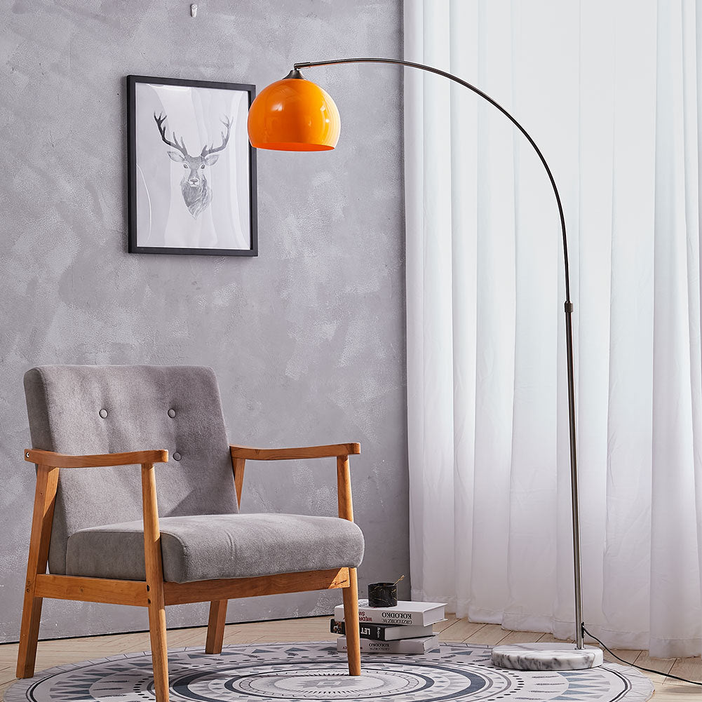 Adjustable 145-200cm Arched Floor Lamp 60W Lamps Living and Home