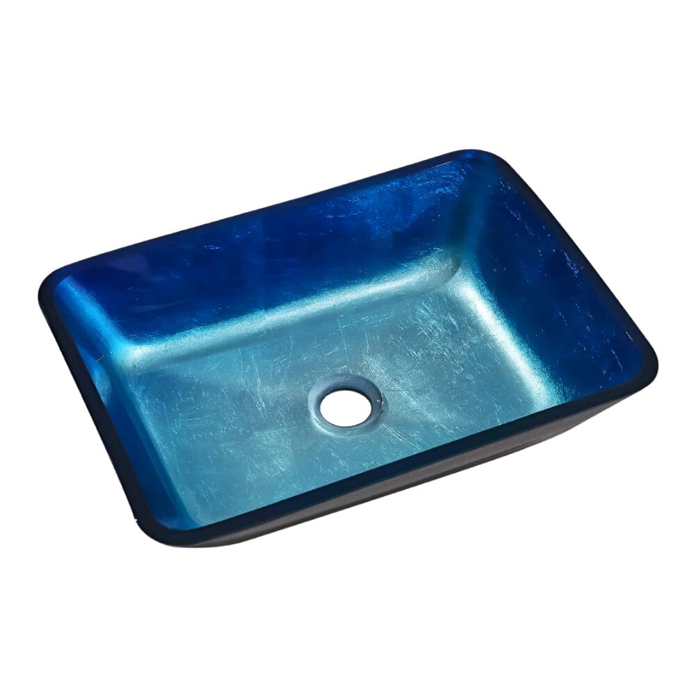Rectangular Tempered Glass Bathroom Art Design Sink Bathroom Sinks Living and Home