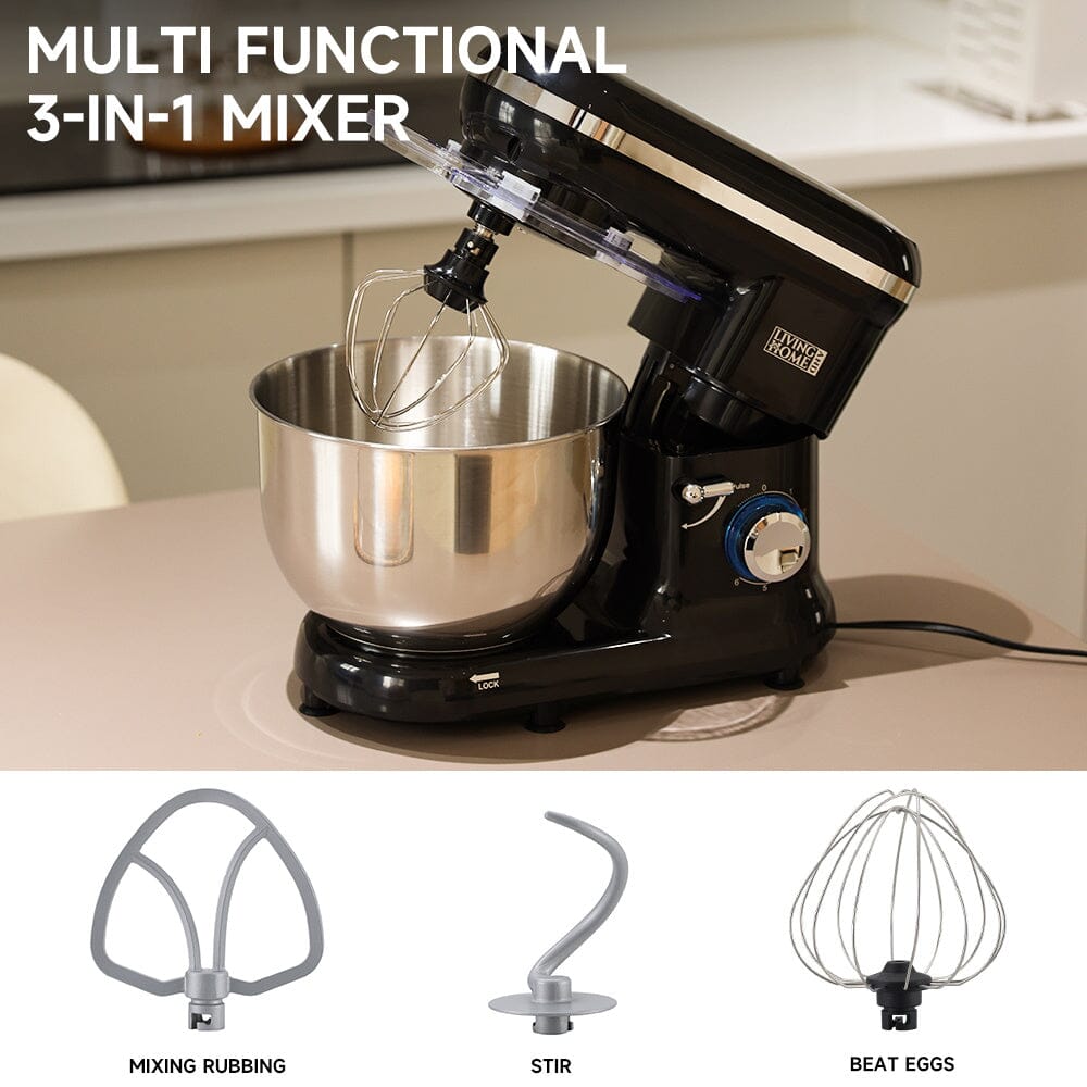 5.5-Quart Household Stand Black Mixer Kitchen Appliances Living and Home