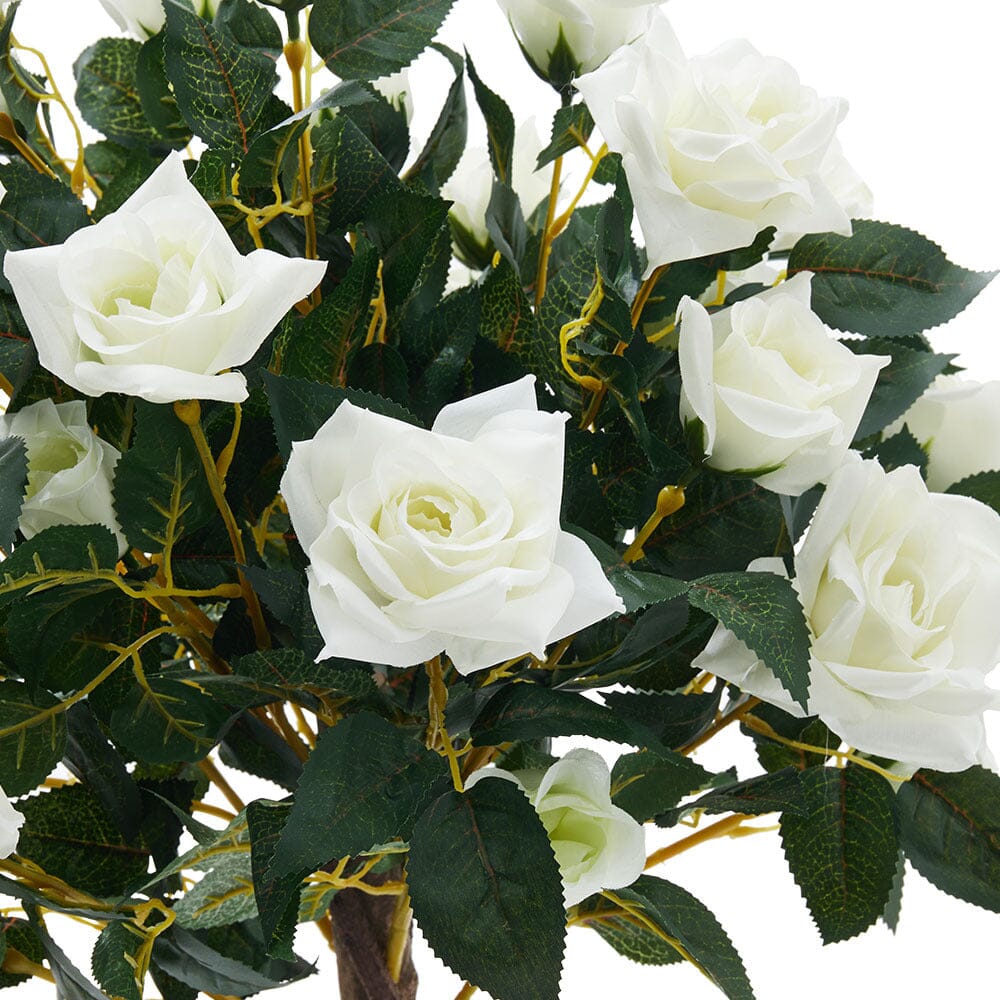 Artificial Rose Flower Tree in Pot Artificial Plants Living and Home
