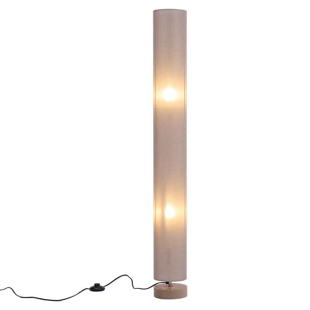 Modern Column/Tower Floor Lamp Lighting Living and Home Khaki