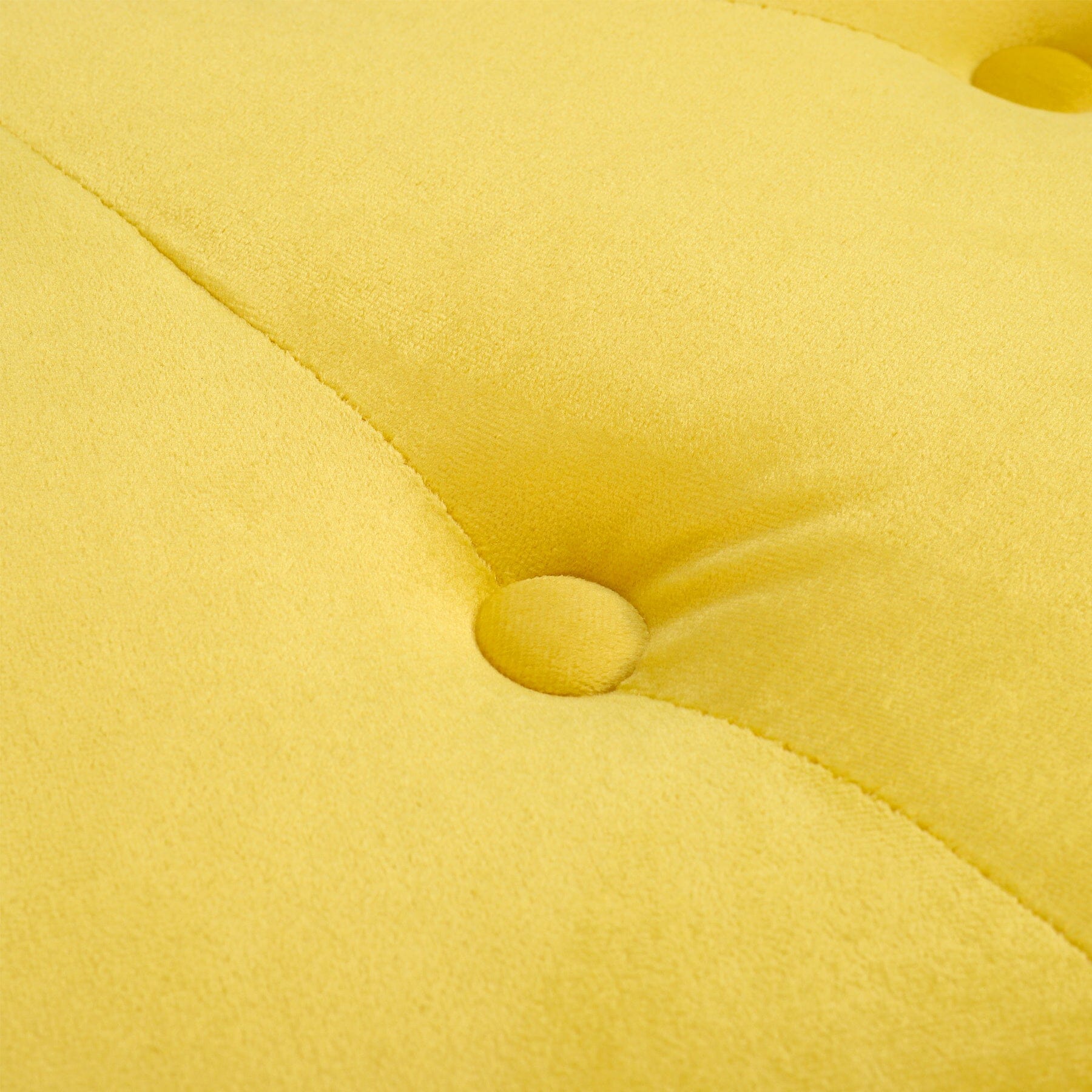 Round Velvet Tufted Buttoned Footstool Living and Home