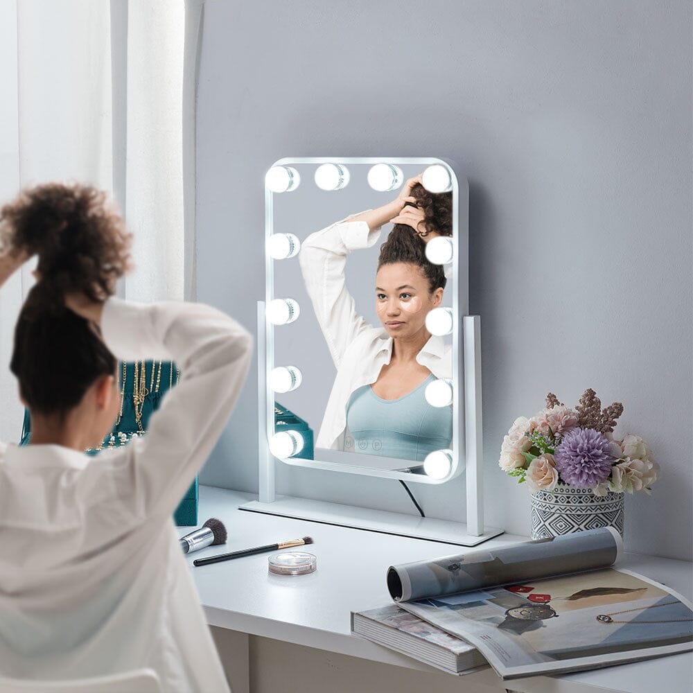 Hollywood Vanity Makeup Mirror with 12 Bulbs Living and Home