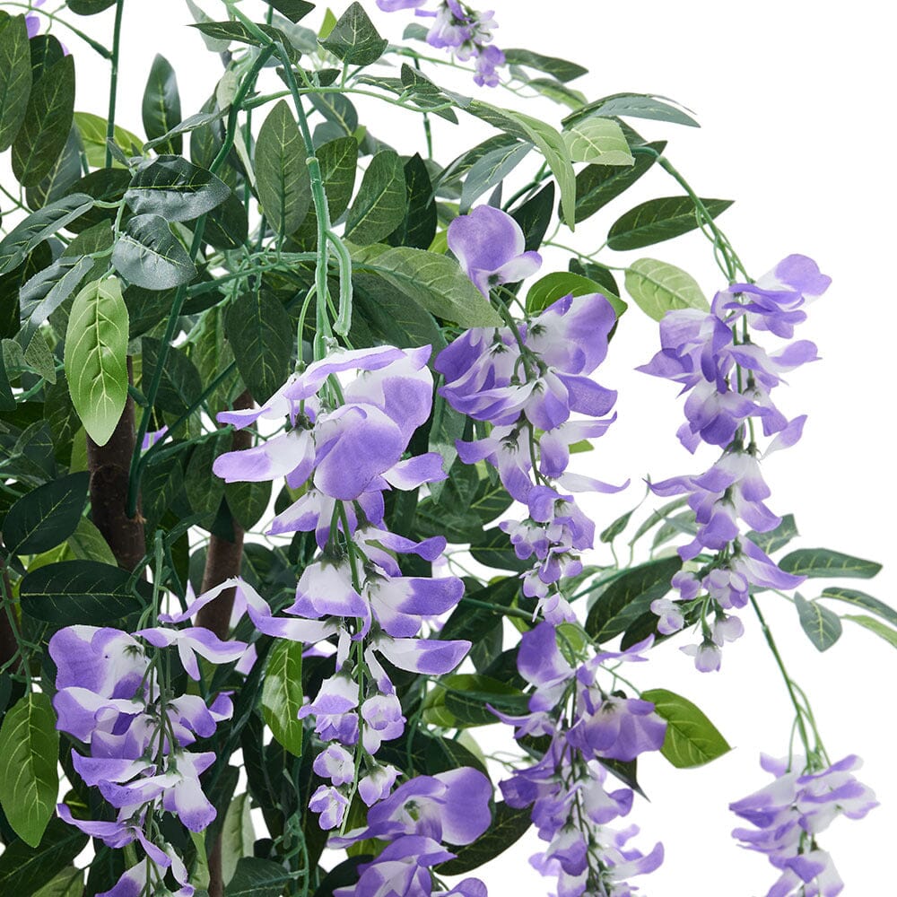 Artificial Greenery Flowering Tree Potted Plant 150cm High Artificial Plants Living and Home