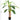 Lifelike Banana Artificial Tree 3 Trunk in Black Planter Artificial Flora Living and Home