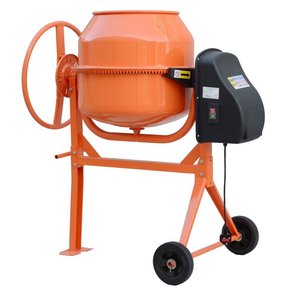 Electric Portable Cement Concrete Mixer with Wheels Living and Home