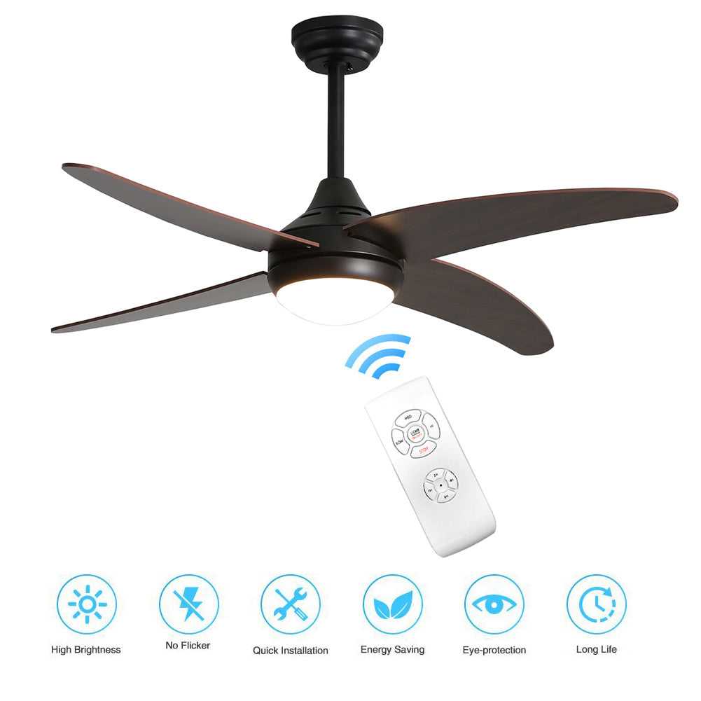 Ceiling Fan Light with LED Lamp & Remote Control 48Inch/42Inch Ceiling Light Living and Home