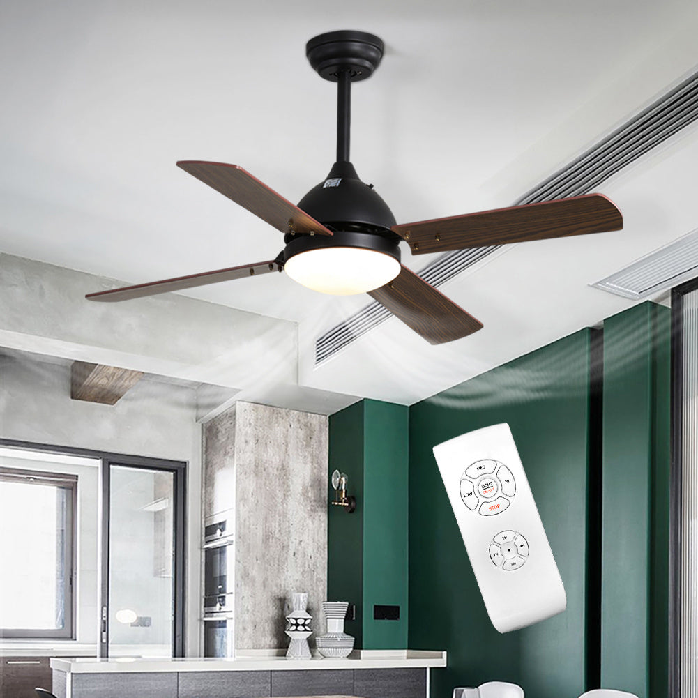 Ceiling Fan Light with LED Lamp & Remote Control 48Inch/42Inch Ceiling Light Living and Home 42inch