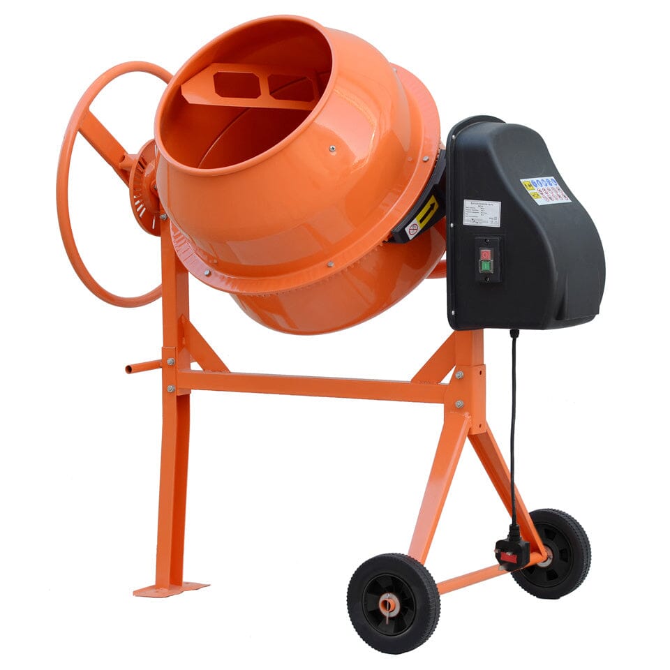Electric Portable Cement Concrete Mixer with Wheels Living and Home