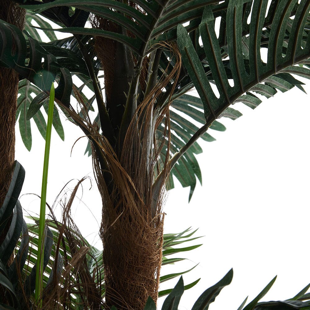 Artificial Palm Tree with Polyester Material and Bendable Stems Artificial Plants Living and Home
