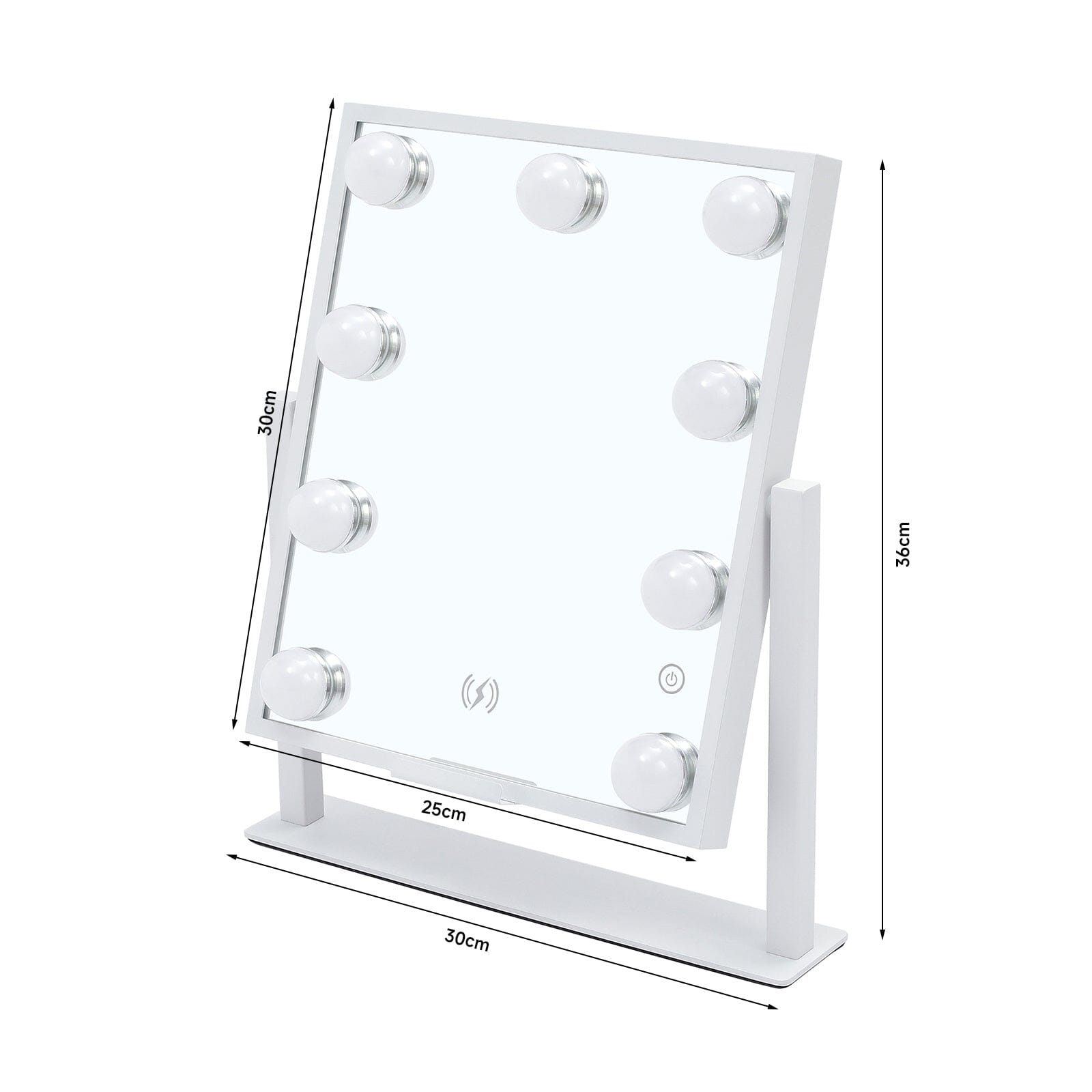 Adjustable LED Hollywood Vanity Mirror Touch Screen Control LED Make Up Mirrors Living and Home