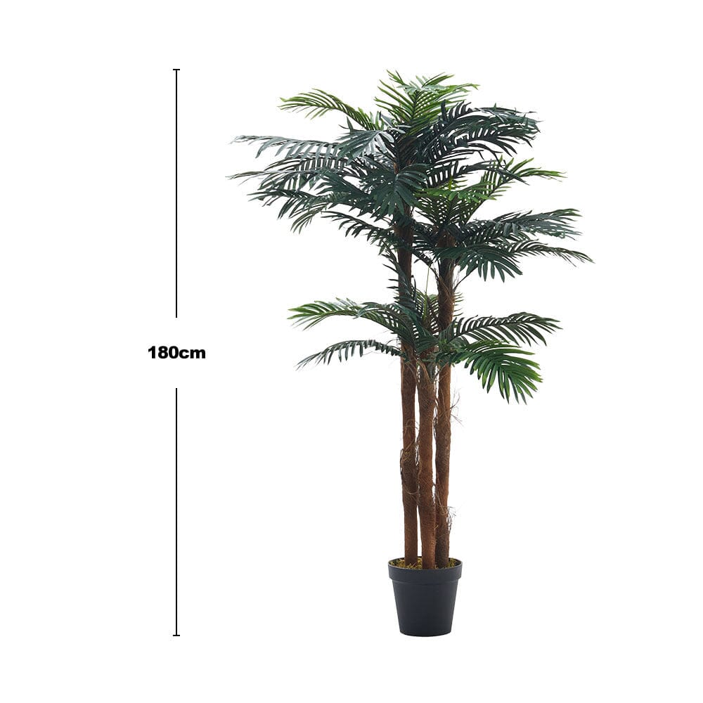 Artificial Palm Tree with Polyester Material and Bendable Stems Artificial Plants Living and Home