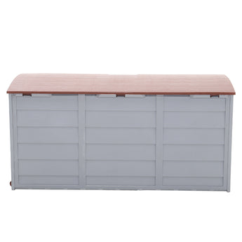 290L Plastic Lockable Waterproof Garden Storage Box with Cover