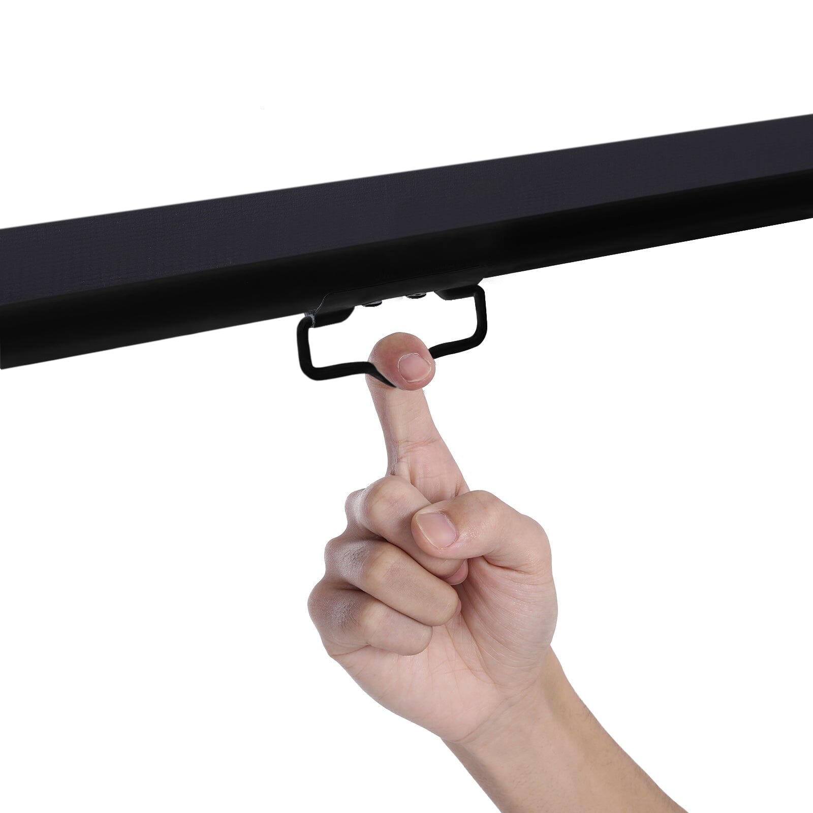 4:3 Projector Screen with Manual Pull Down for Home Theater Projector Screens Living and Home