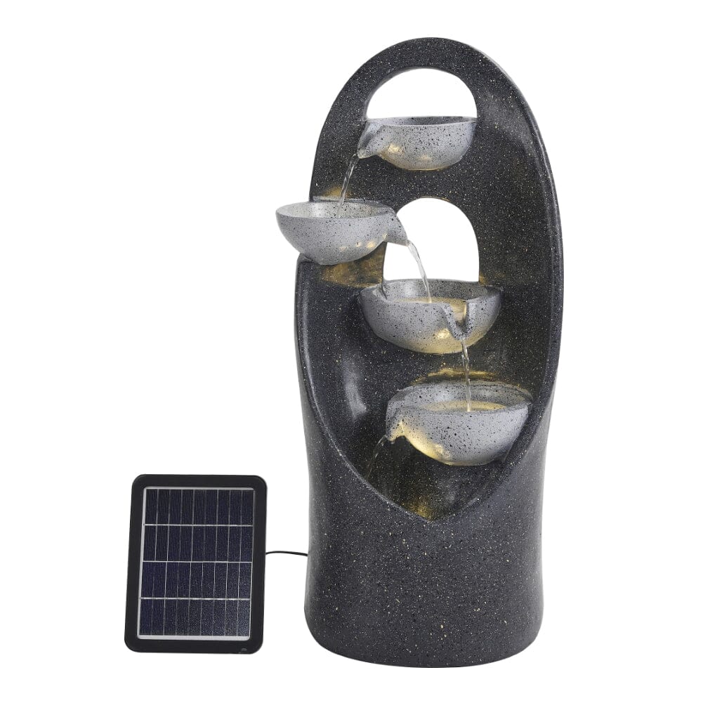 4-Tier Cascading Garden Water Feature water fountain Fountains Living and Home