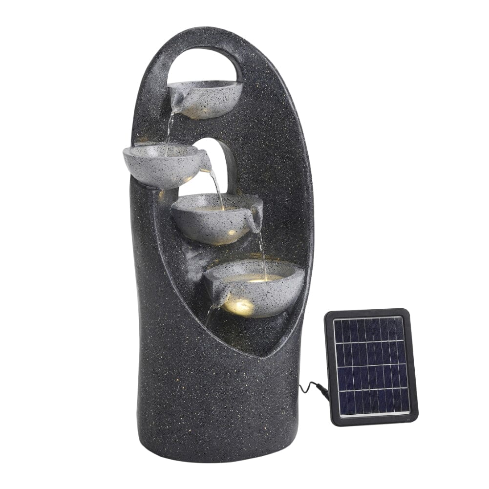 4-Tier Cascading Garden Water Feature water fountain Fountains Living and Home
