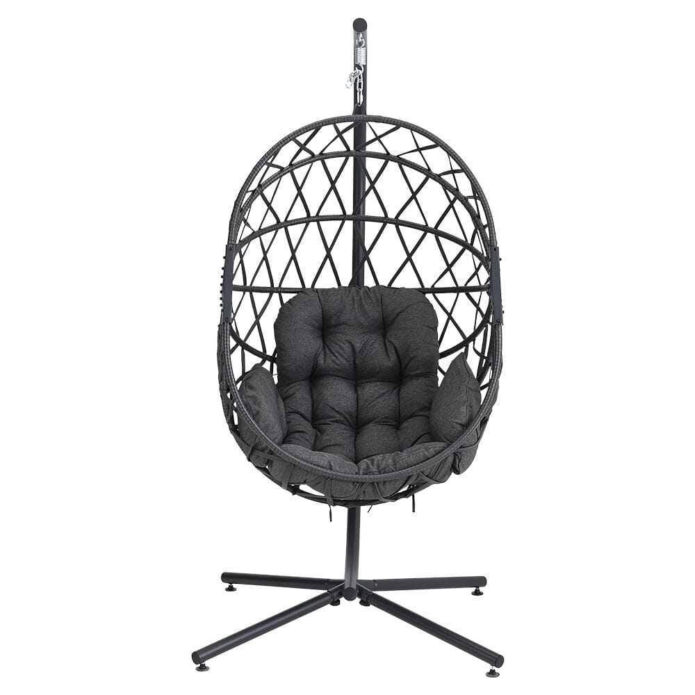 Woven Outdoor Hanging Chair Patio Swing Chairs Living and Home