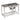 Stainless Steel One Compartment Sink with Drainboard and Shelf Living and Home