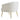 White Boucle Teddy Fabric Armchair with Metal Legs Tub Chairs Living and Home