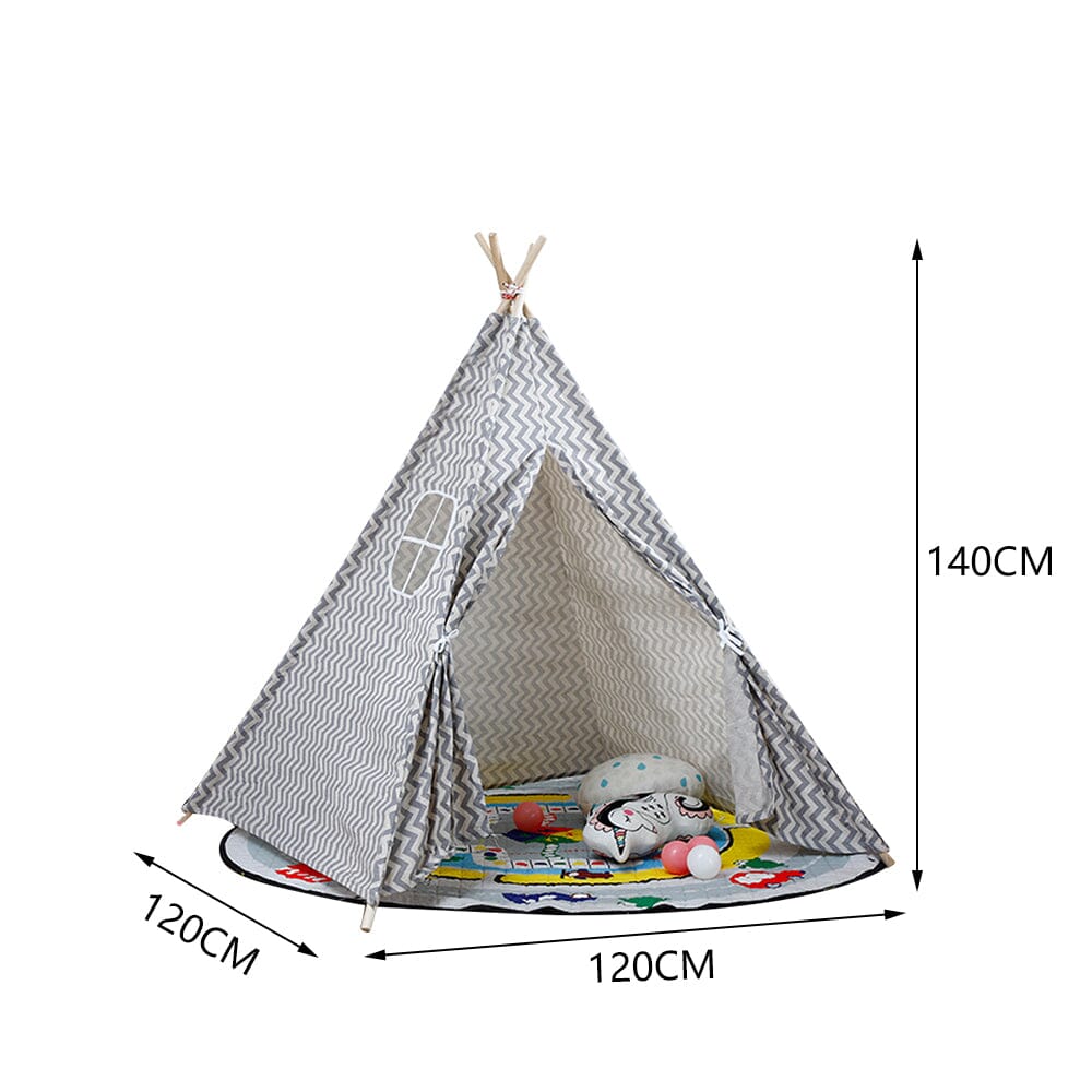 Children Indian Tent Teepee Kids Indoor Play House Play Tents Living and Home