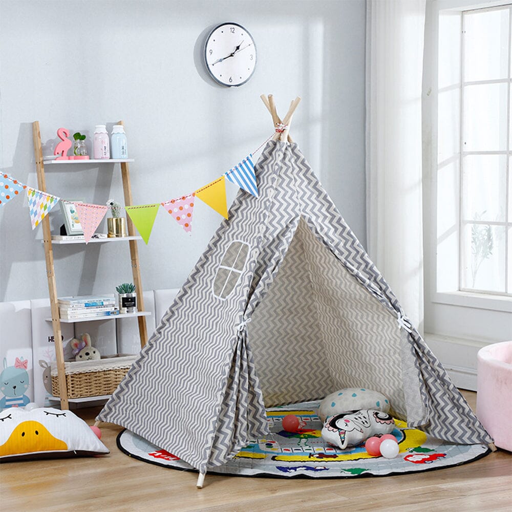 Children Indian Tent Teepee Kids Indoor Play House Play Tents Living and Home