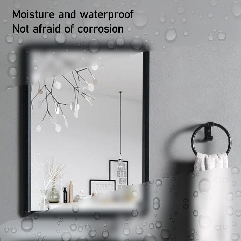 630x480mm Bathroom Mirror Black Framed Decorative Mirror Bathroom Mirrors Living and Home