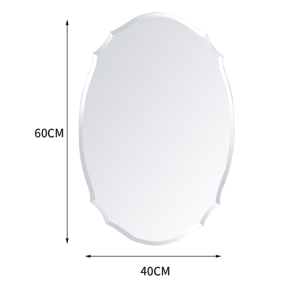 Wall Mounted Mirror with Beveled Edge for Bathroom Vanity Entryway Living Room Bathroom Mirrors Living and Home